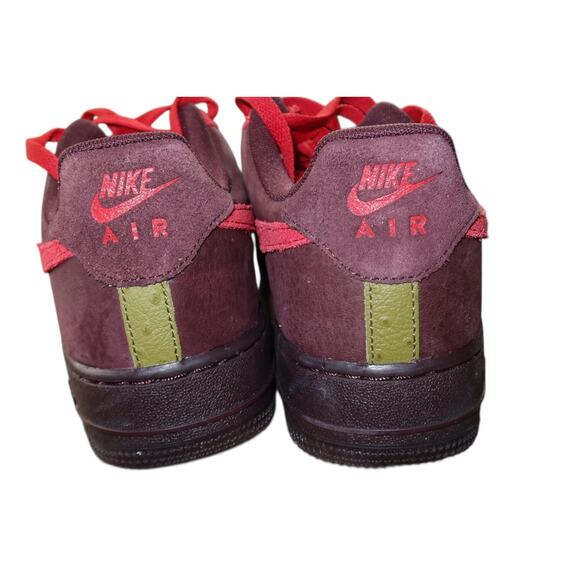 Nike Air Force 1' 07 Red Burgundy Crush Men's 7.5 - Picture 7 of 8